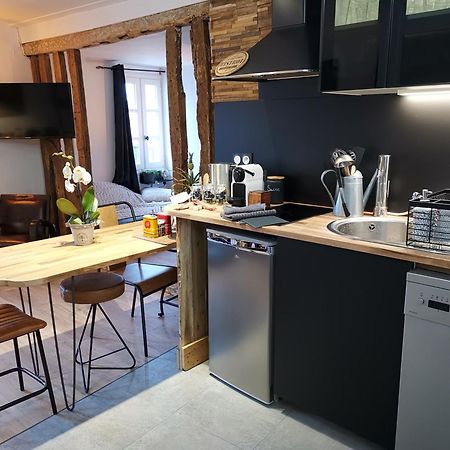 Naturogite Honfleur centre historique avec SAUNA privé Villa Exterior foto